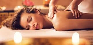An in villa spa massage on the deck of a Bali villa